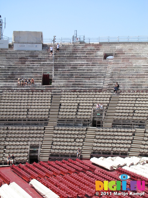 SX19313 Seats in Arena, Verona, Italy